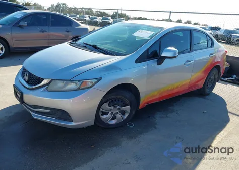 2013 Honda Civic Lx z USA, uszkodzony, nr VIN 19XFB2F54DE096411